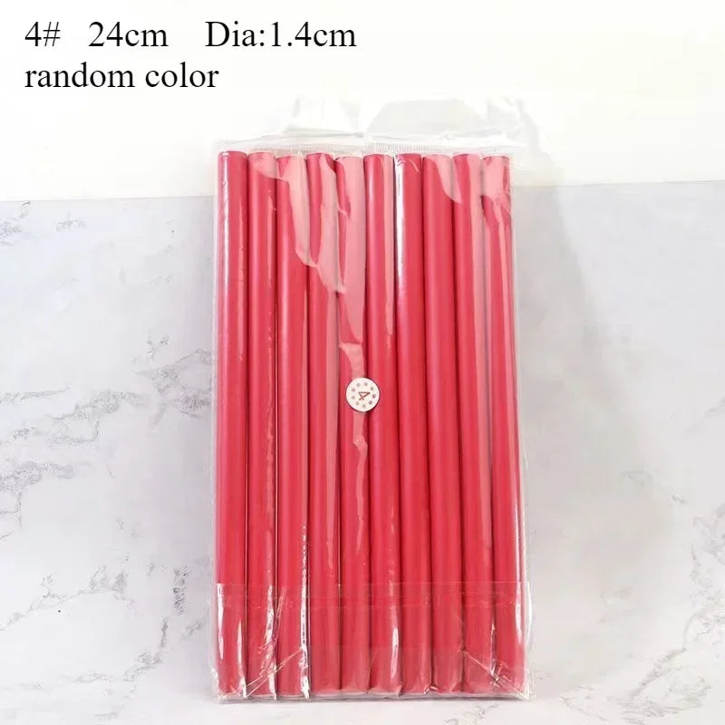 10 Piece Soft Foam Flexible Hair Curlers – No-Heat Twist & Style Rollers