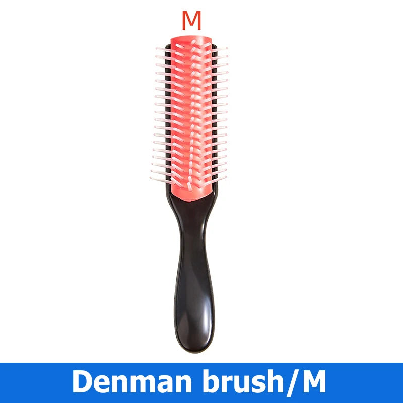 9-Row Detangling Hair Brush – Wet & Dry Hair Detangler with Scalp Massage, Perfect for Curly Hair, Women & Men, Salon Quality