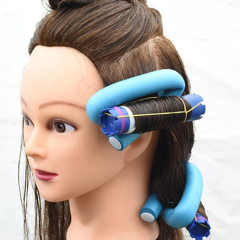 Flexi Hair Rollers – 10pcs Soft Foam Curling Rods