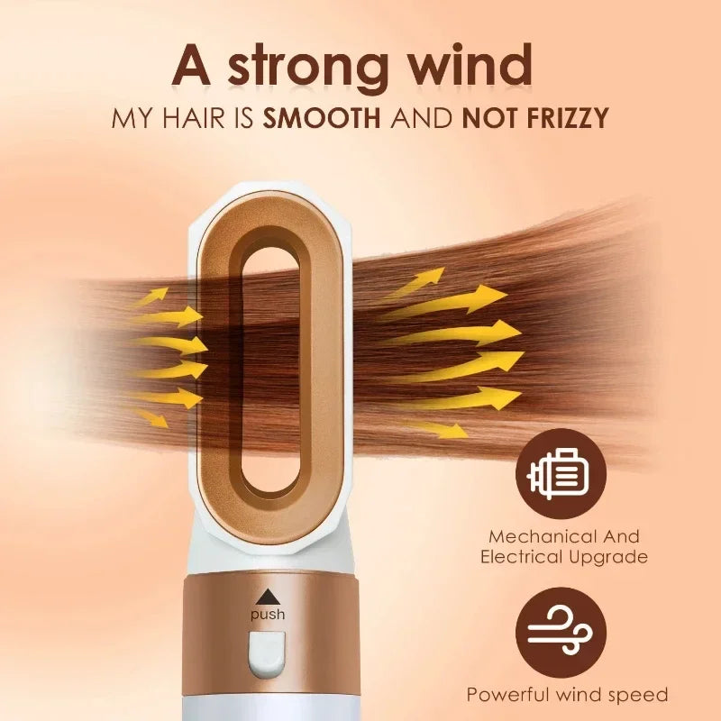 5 in 1 Hair Dryer Brush Hot Comb Set