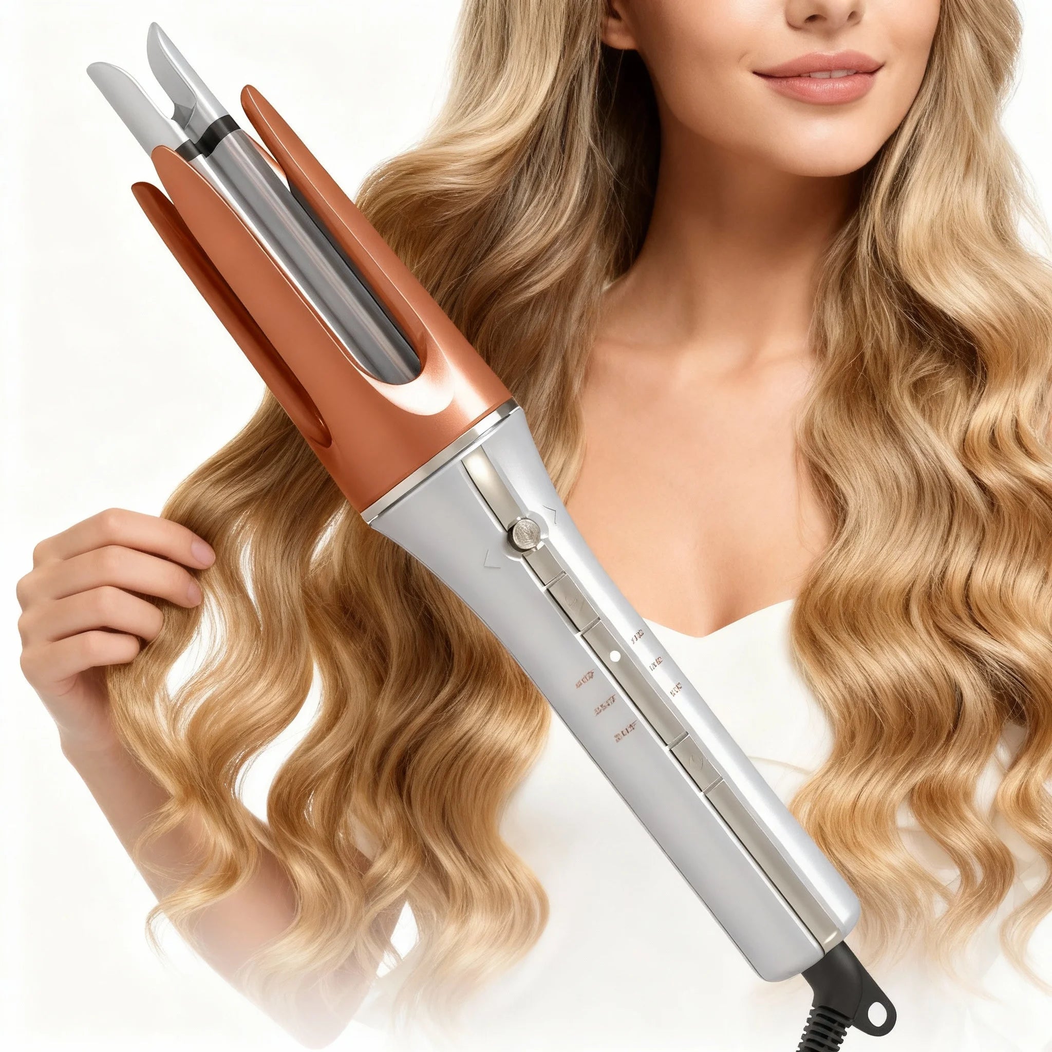 Automatic Rotating Hair Curler with Ceramic Barrel