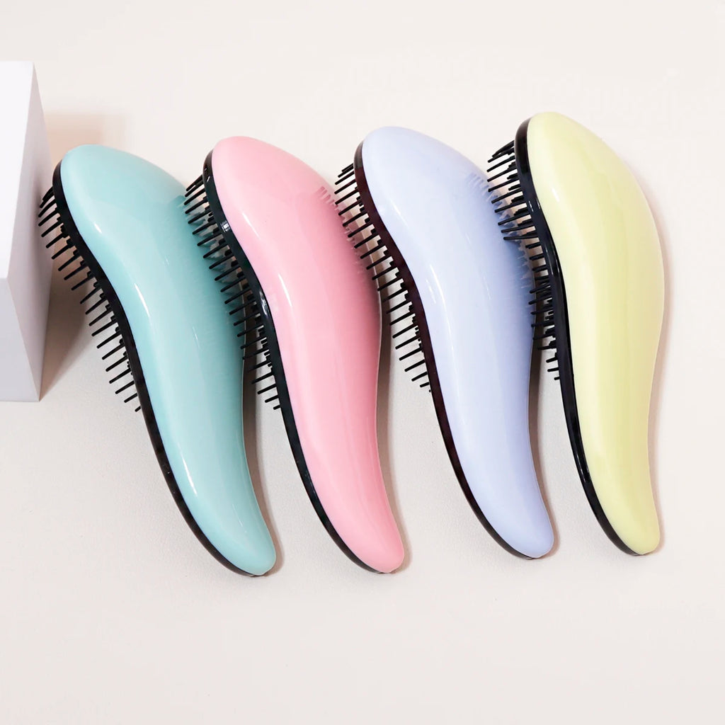 Antistatic Wet Hair Massage Brush for Curly Hair & Real Wigs