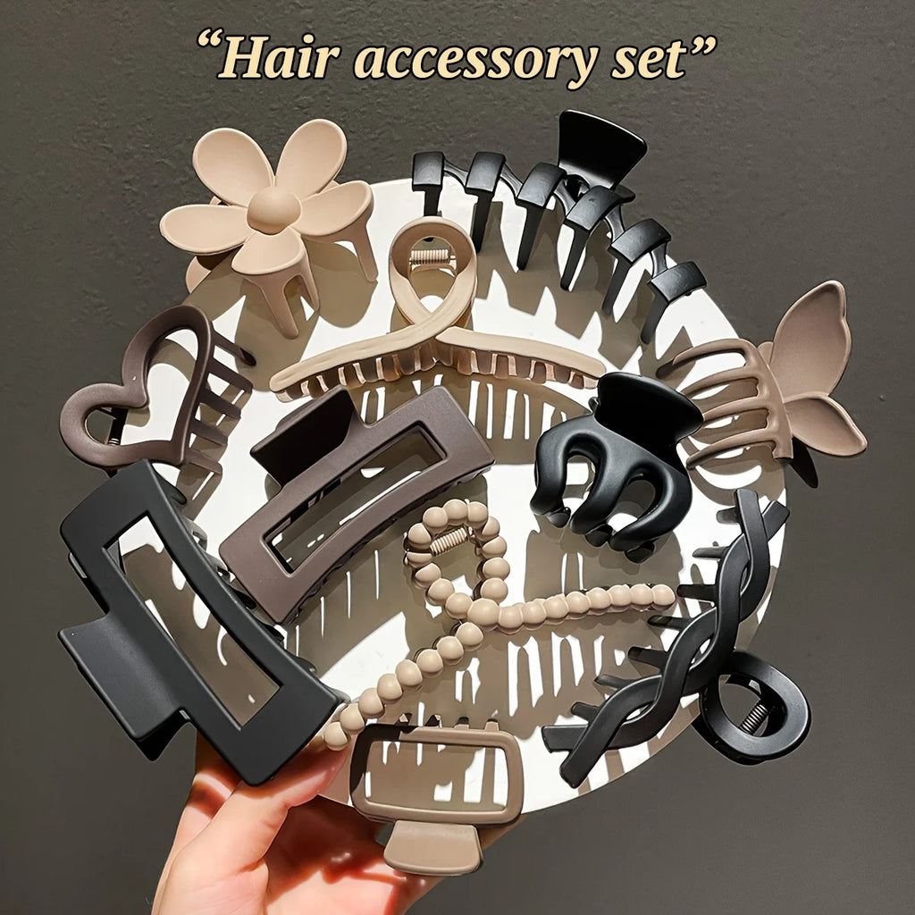 11pcs Elegant Hair Claw Clip Collection