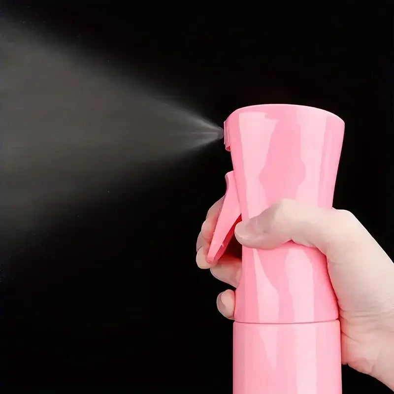 6-Piece Professional Hair Brush Set – Includes Hairdressing Spray Bottle, Hair Braiding Loop, Rat Tail Comb, Teasing Brush, and Edge Control Brush