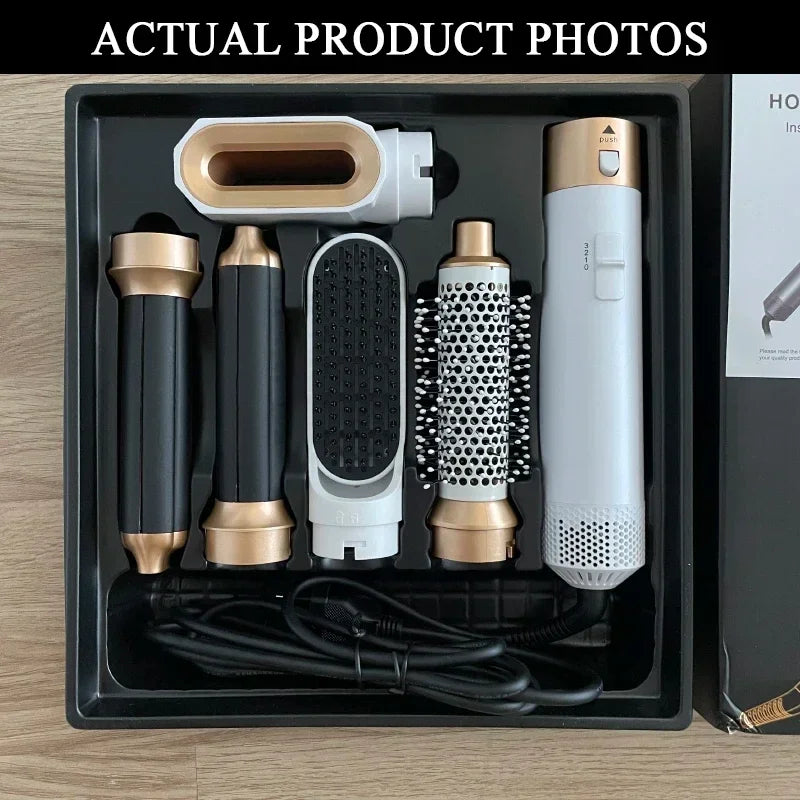 5 in 1 Hair Dryer Brush Hot Comb Set