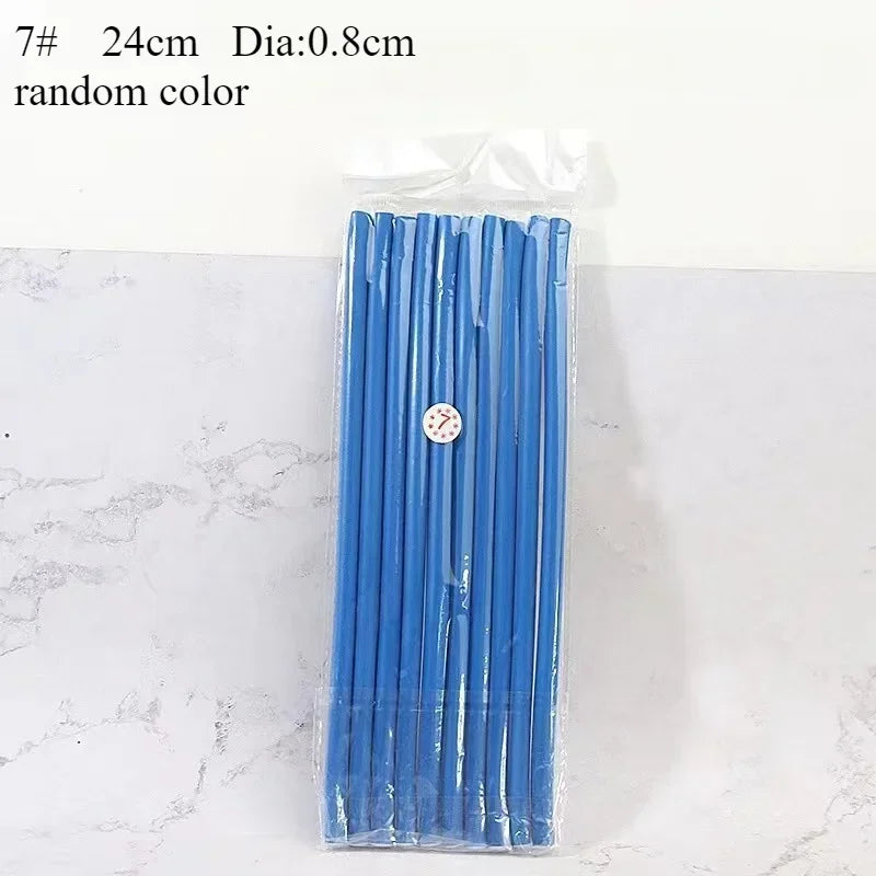 10 Piece Soft Foam Flexible Hair Curlers – No-Heat Twist & Style Rollers