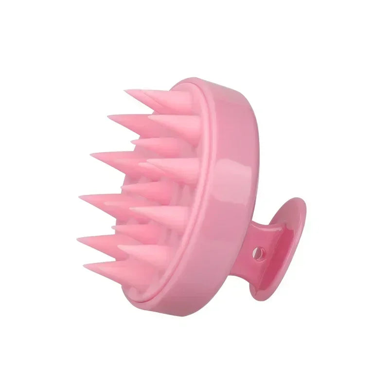 Silicone Shampoo & Scalp Massage Brush – Hair Dye, Oil Applicator, and Styling Tool for Salon or Home Use