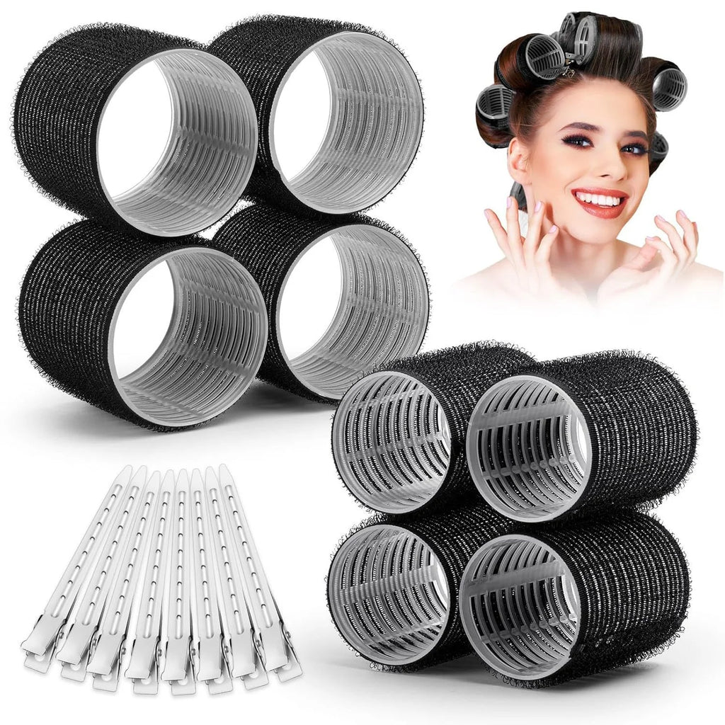 Multi-Size Hair Curling Rollers for Easy DIY Curls & Air Bangs
