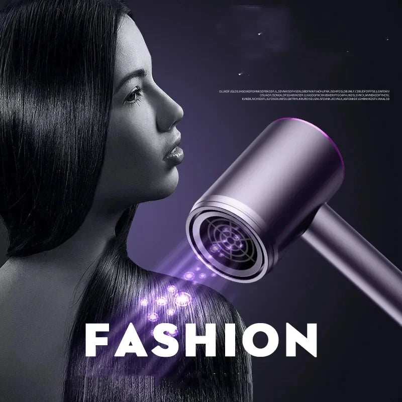 Professional Ionic Hair Dryer – Portable, Heat-Protected Styling Tool for Home, Travel, and Hotel Use