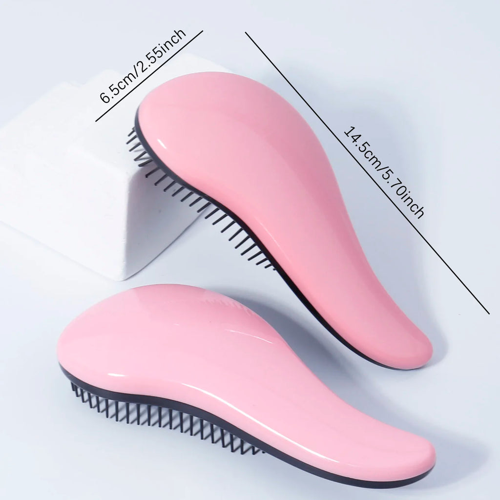 Antistatic Wet Hair Massage Brush for Curly Hair & Real Wigs