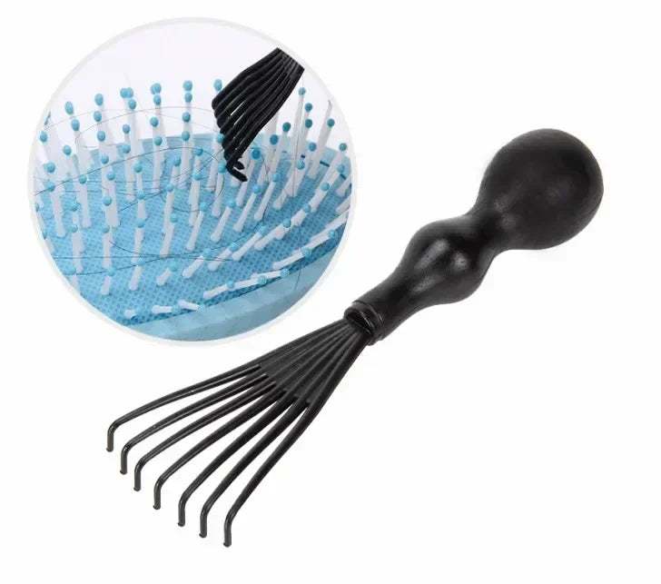 Exfoliating Hair Brush with Bristles – Professional Wet & Curly Hair Styling Tool, Ideal for Natural Hair and Real Hair Wigs
