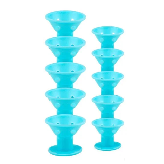 Flexi Hair Rollers – 10pcs Soft Foam Curling Rods