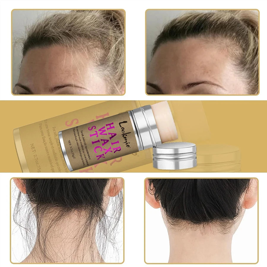 LOCKMIO Women’s Hair Wax Stick – Anti-Frizz Styling Wax for Wigs, Flyaways, and Smooth, Long-Lasting Hair Control