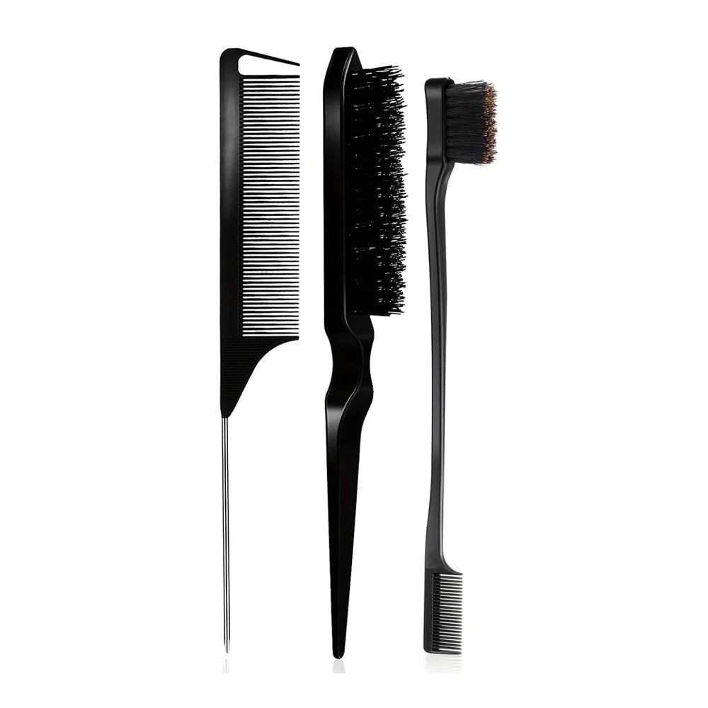 Piece Flexible Detangling Brush Set for curly wet/dry hair, easy to style and clean.