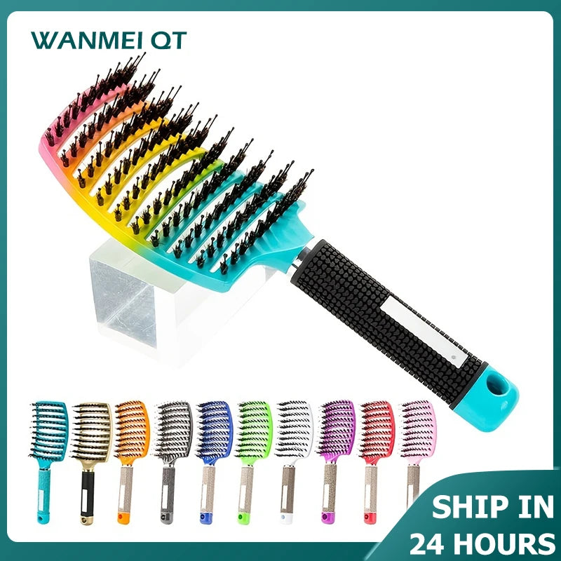Magic Detangling Brush ✨ Scalp Massage for Wet & Curly Hair